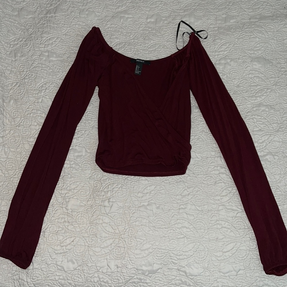 Pretty maroon shirt